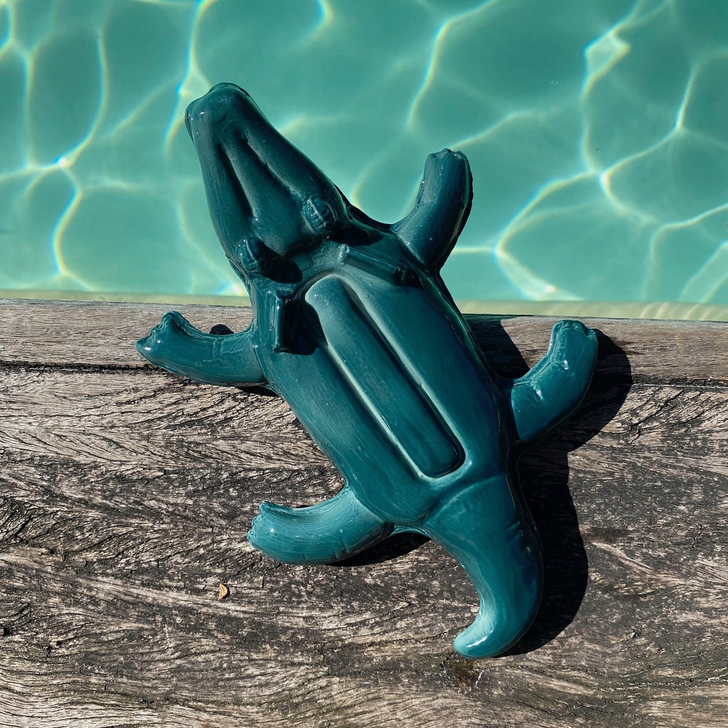 Petit Vase Mural Bouée Crocodile