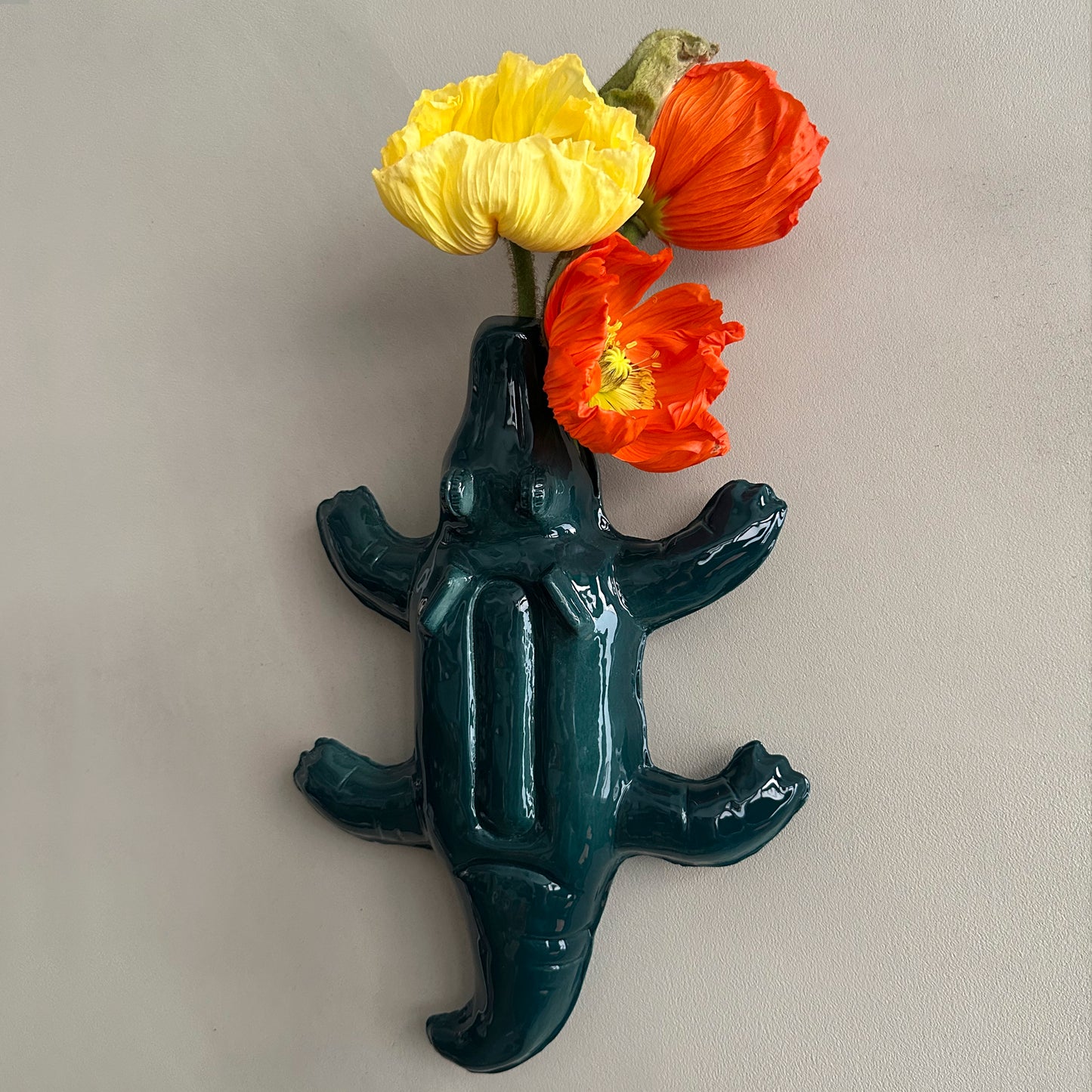 Grand Vase Mural Bouée Crocodile