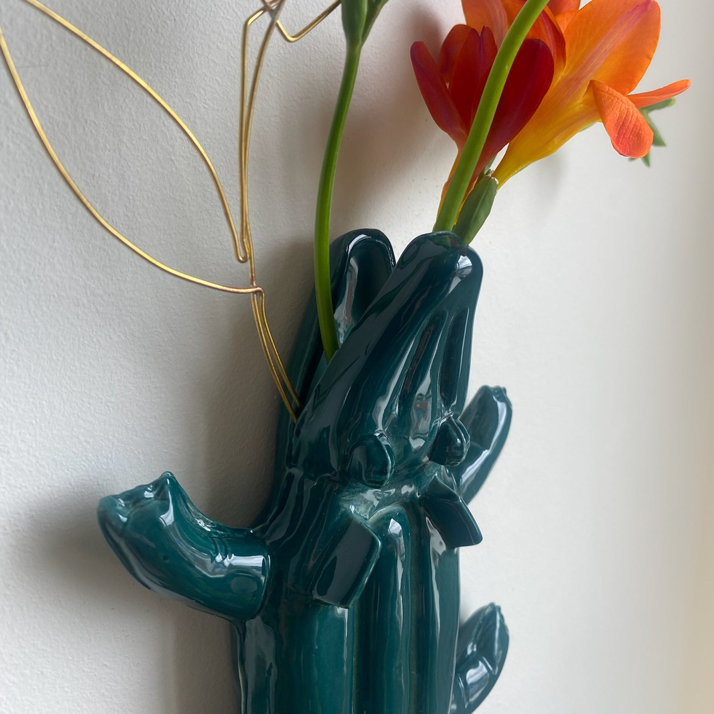 Petit Vase Mural Bouée Crocodile