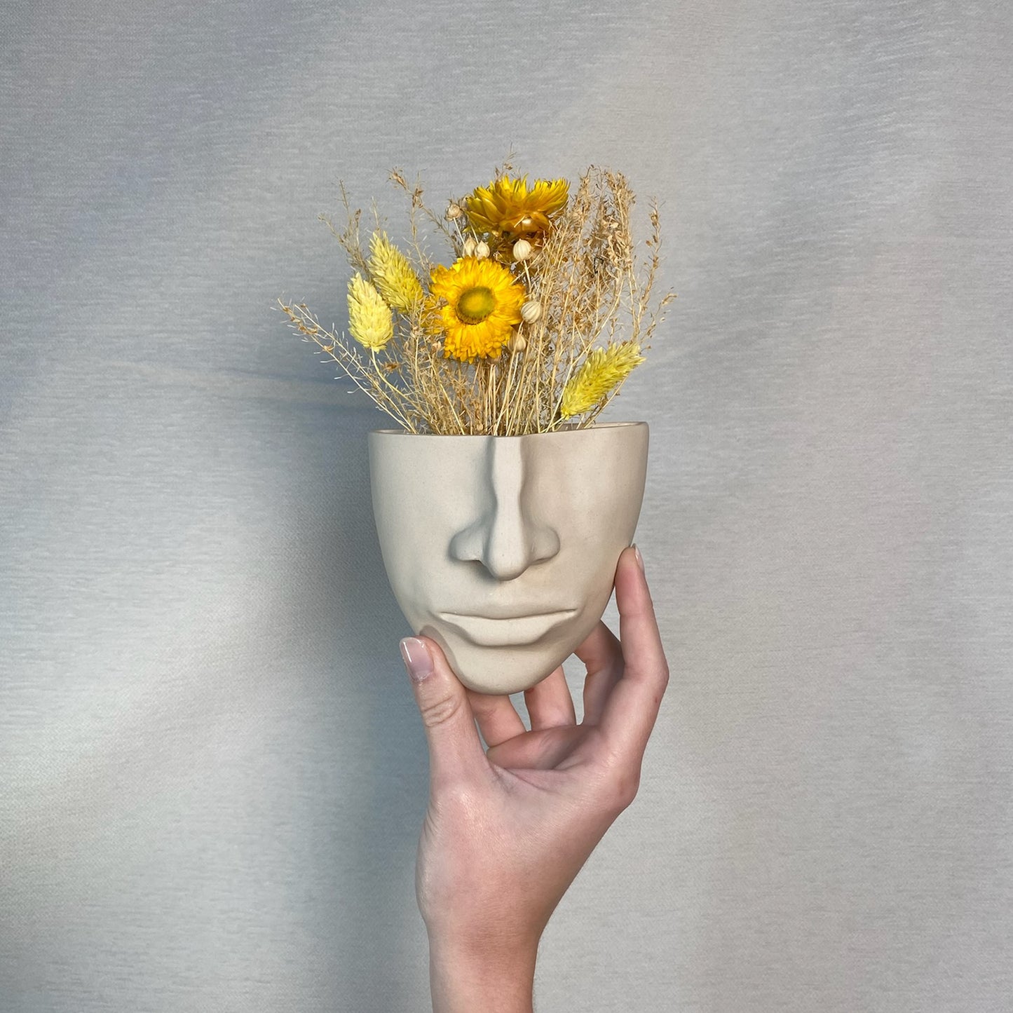 Vase Mural Visage