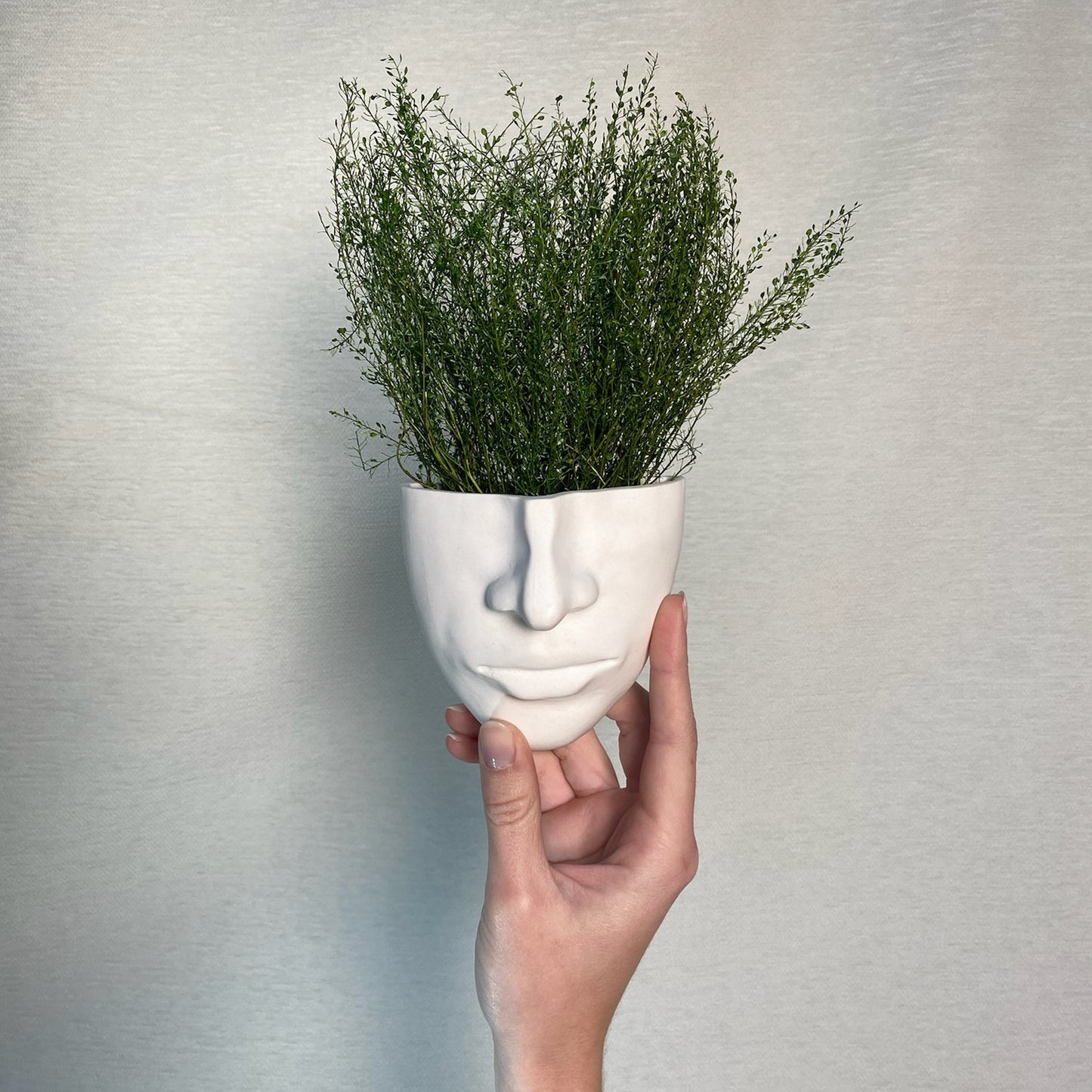 Vase Mural Visage