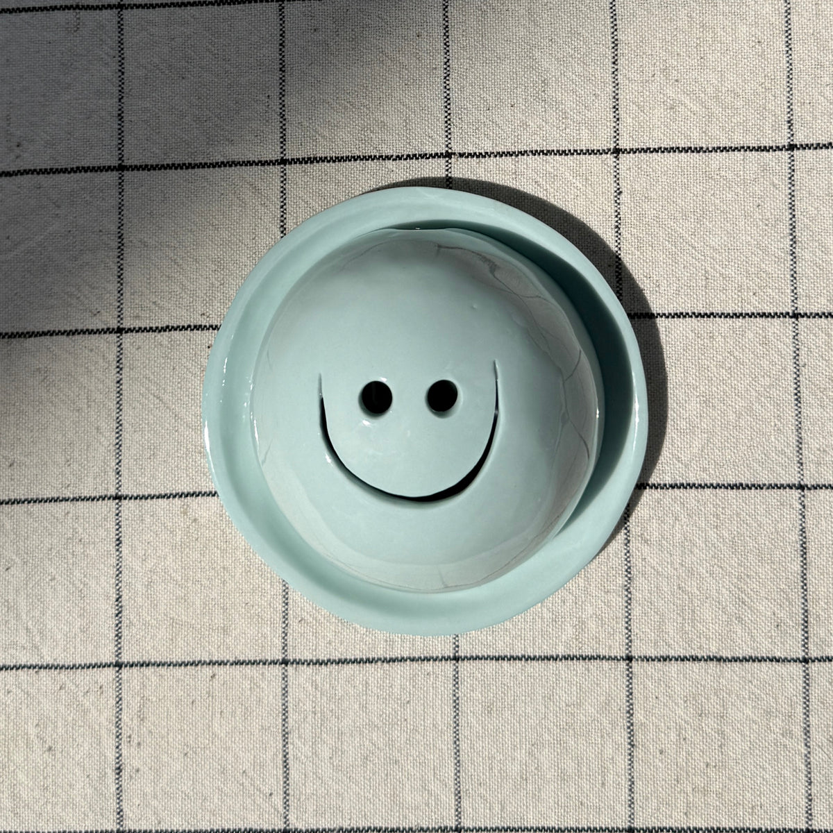Porte-Encens Smiley Bleu