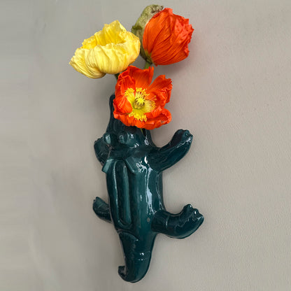 Grand Vase Mural Bouée Crocodile