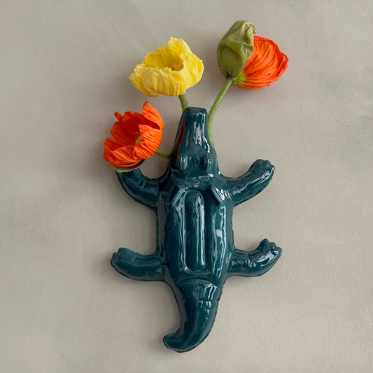 Grand Vase Mural Bouée Crocodile