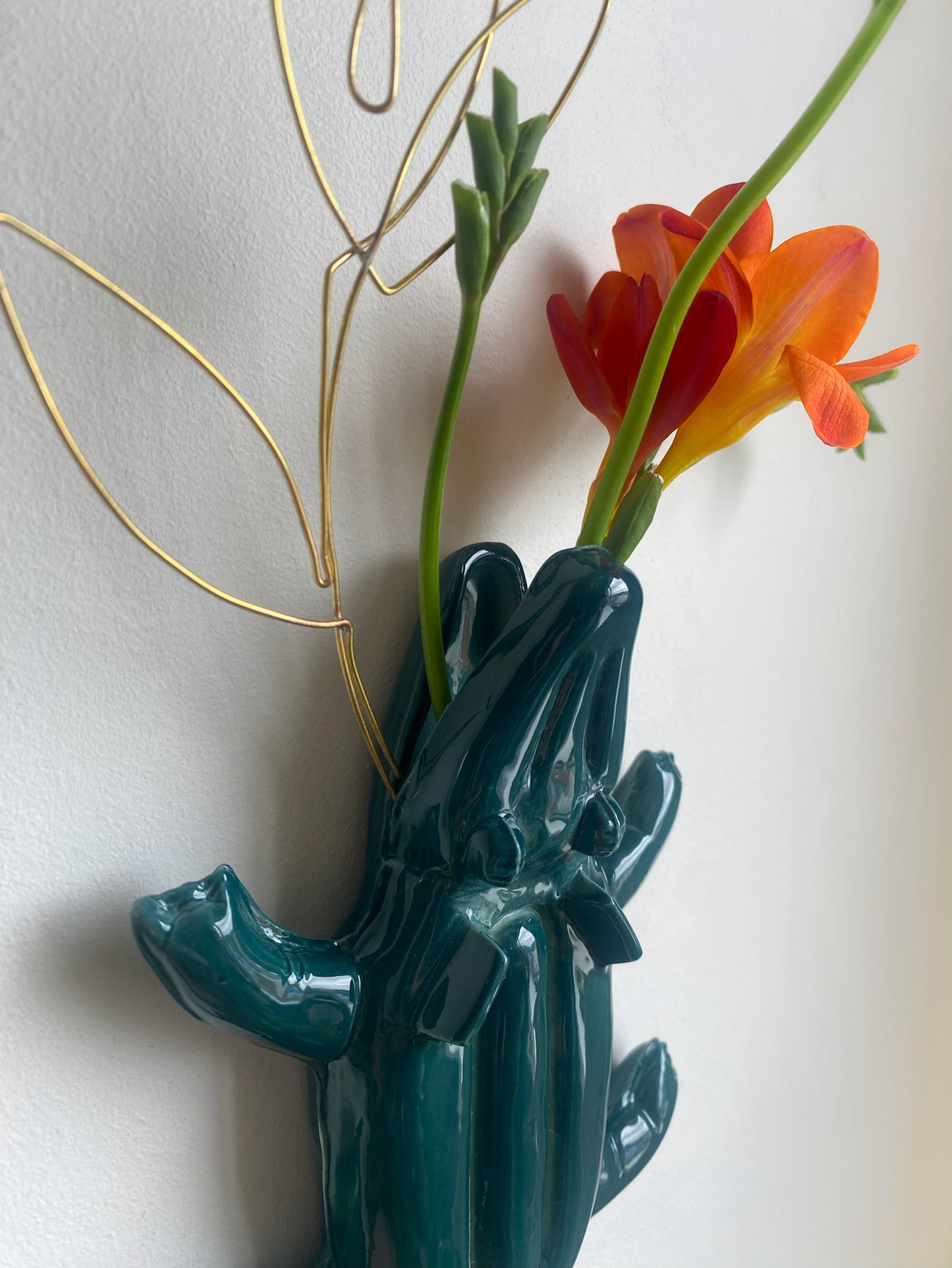 Petit Vase Mural Bouée Crocodile