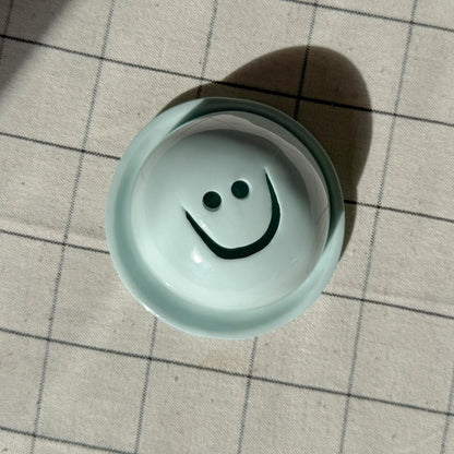 Porte-Encens Smiley Bleu
