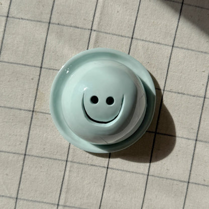 Porte-Encens Smiley Bleu