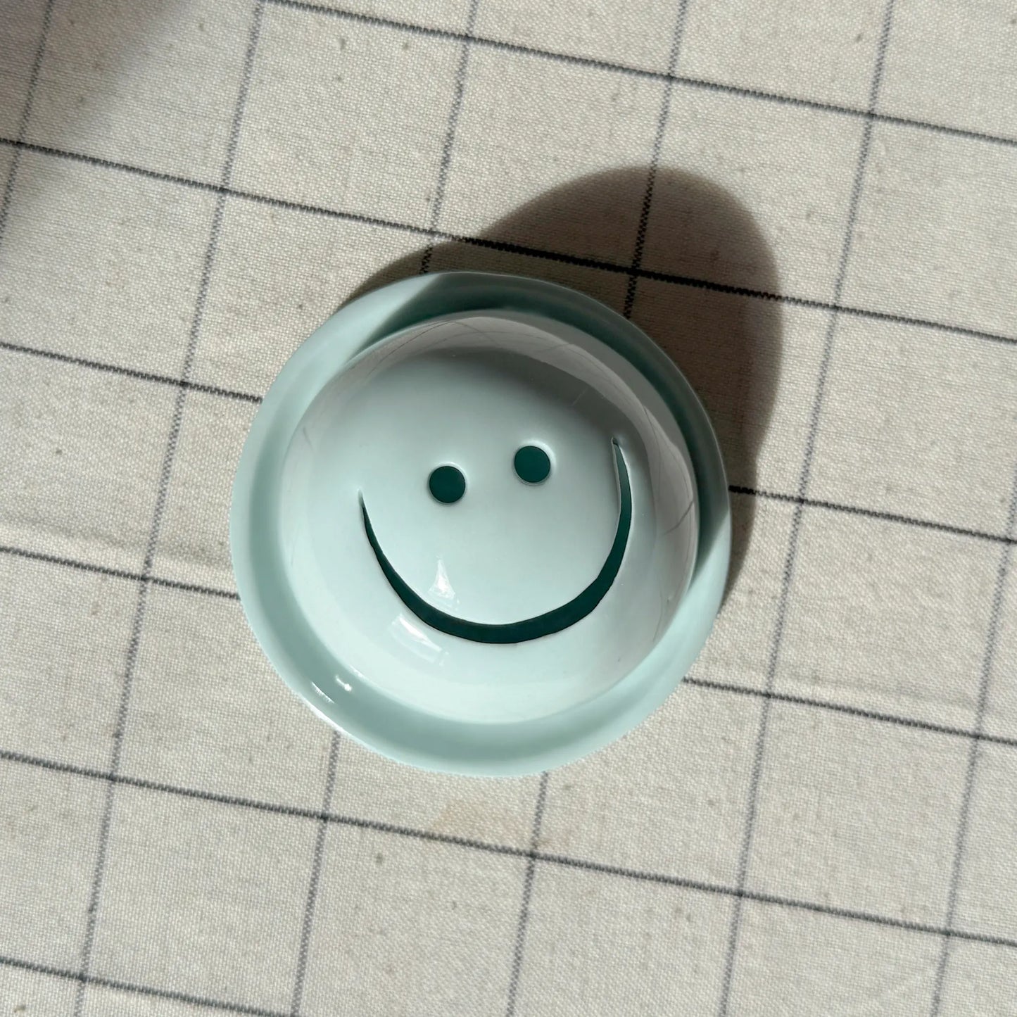 Porte-encens Smiley Bleu