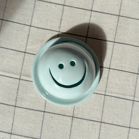 Porte-encens Smiley Bleu