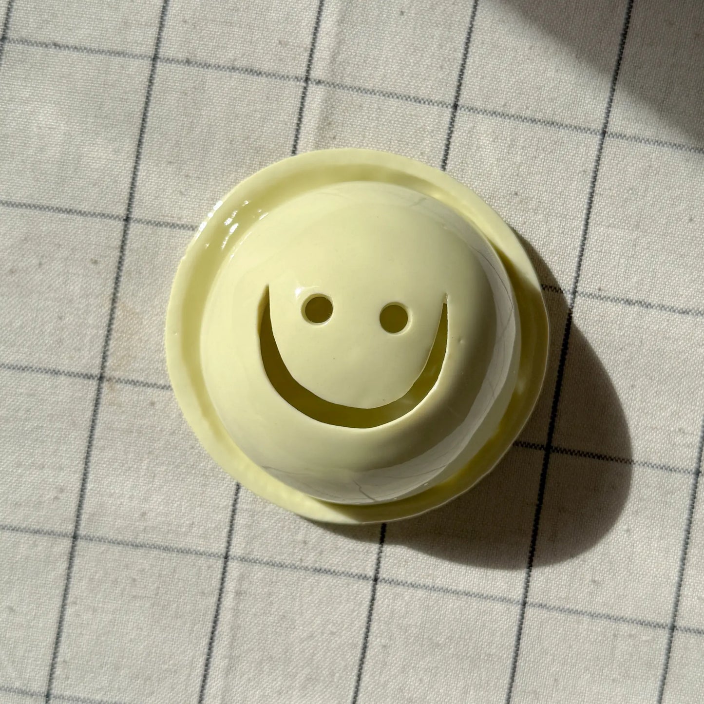 Porte-encens Smiley Jaune