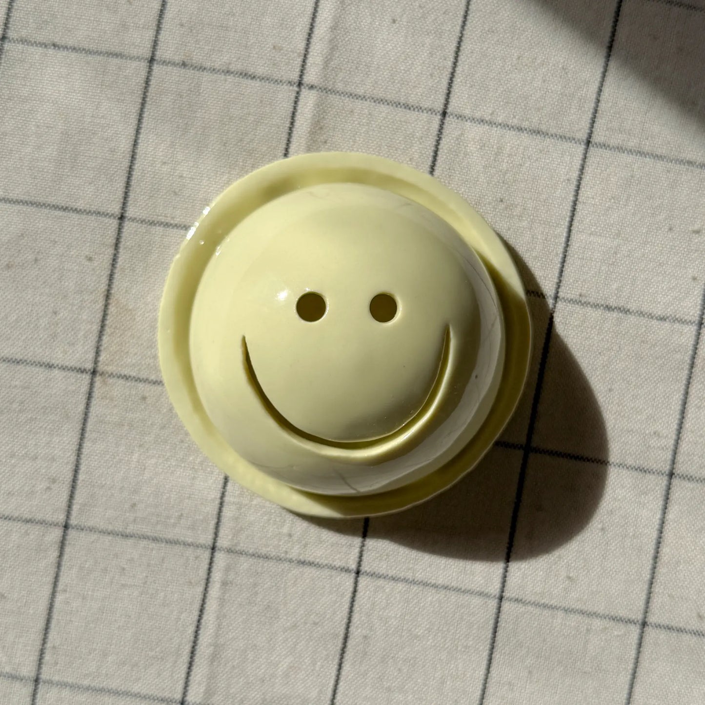Porte-encens Smiley Jaune