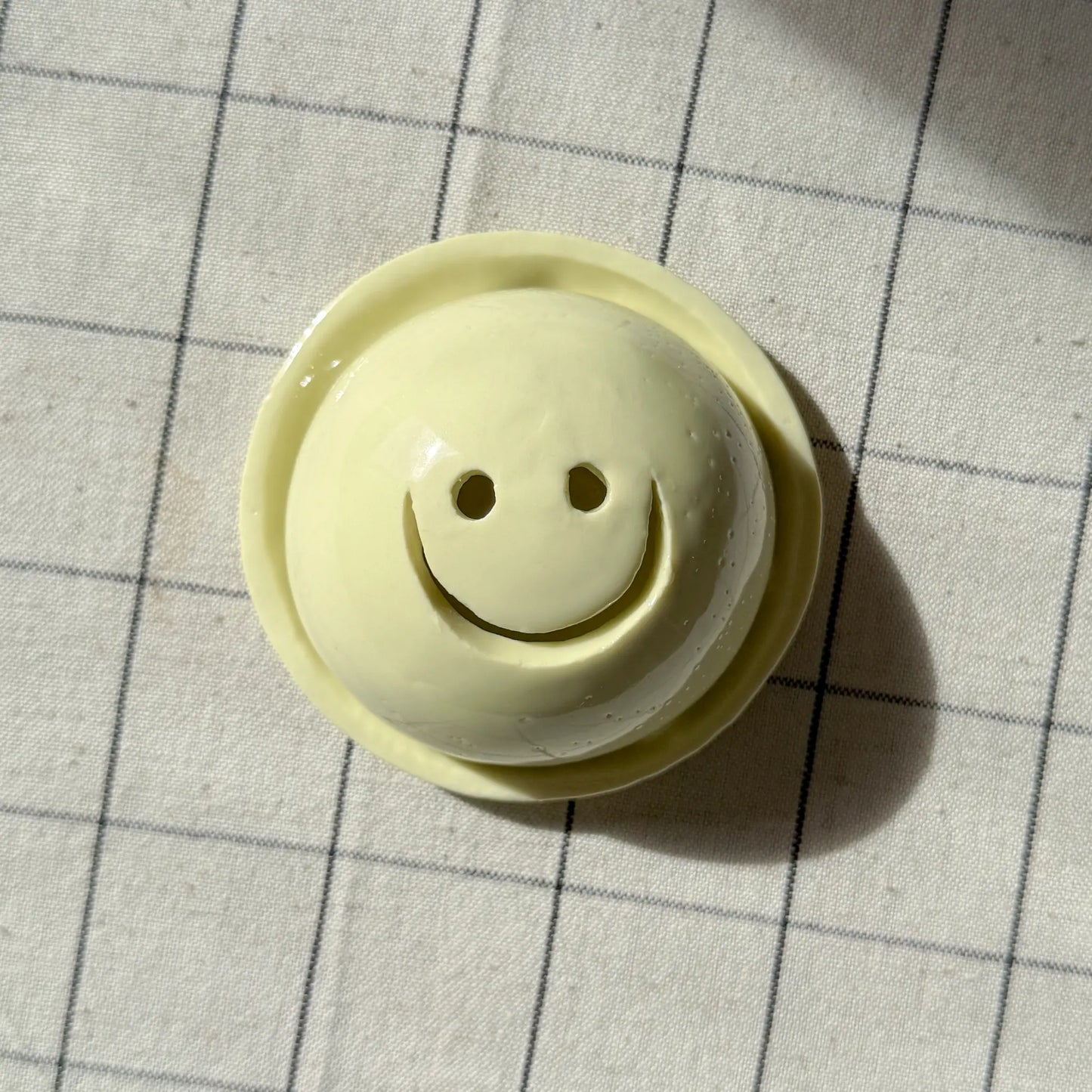 Porte-encens Smiley Jaune