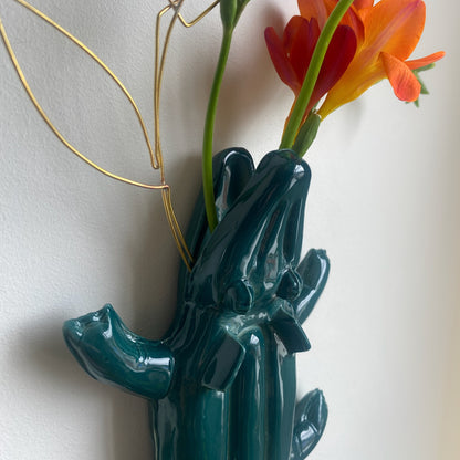Petit Vase Mural Bouée Crocodile