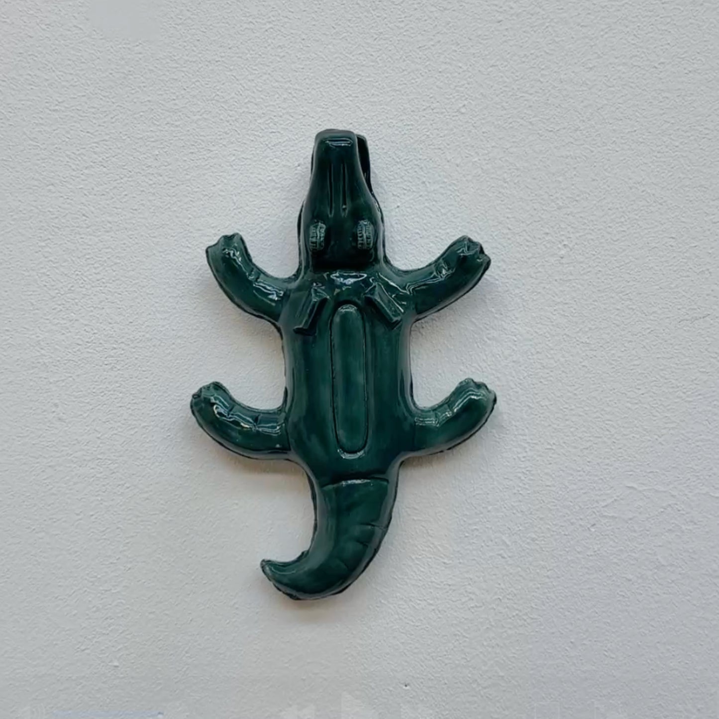 Petit Vase Mural Bouée Crocodile
