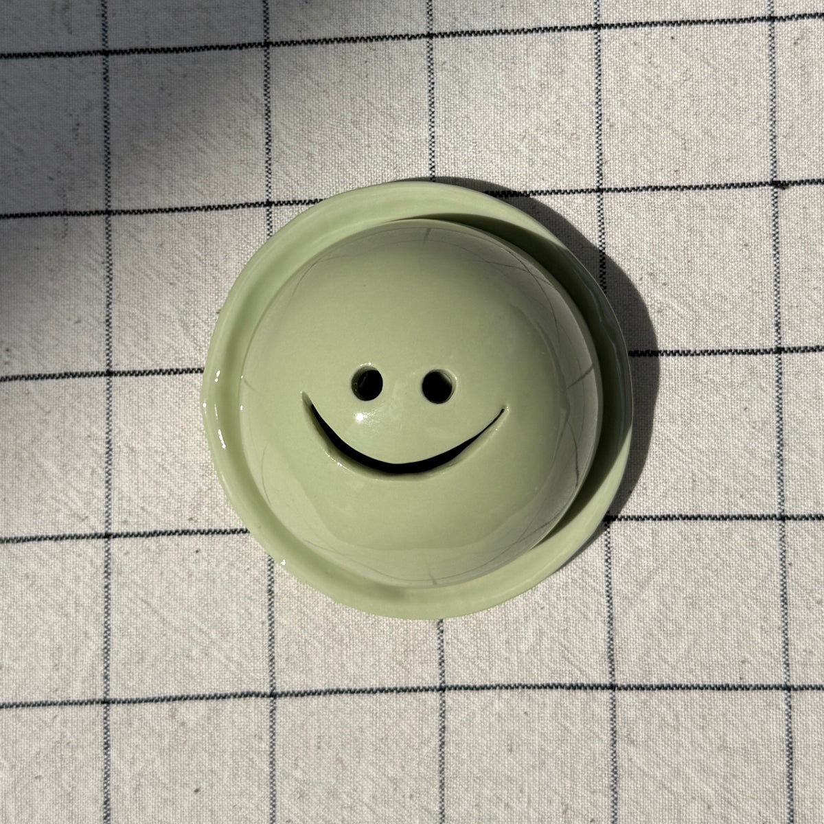 Porte-Encens Smiley Vert