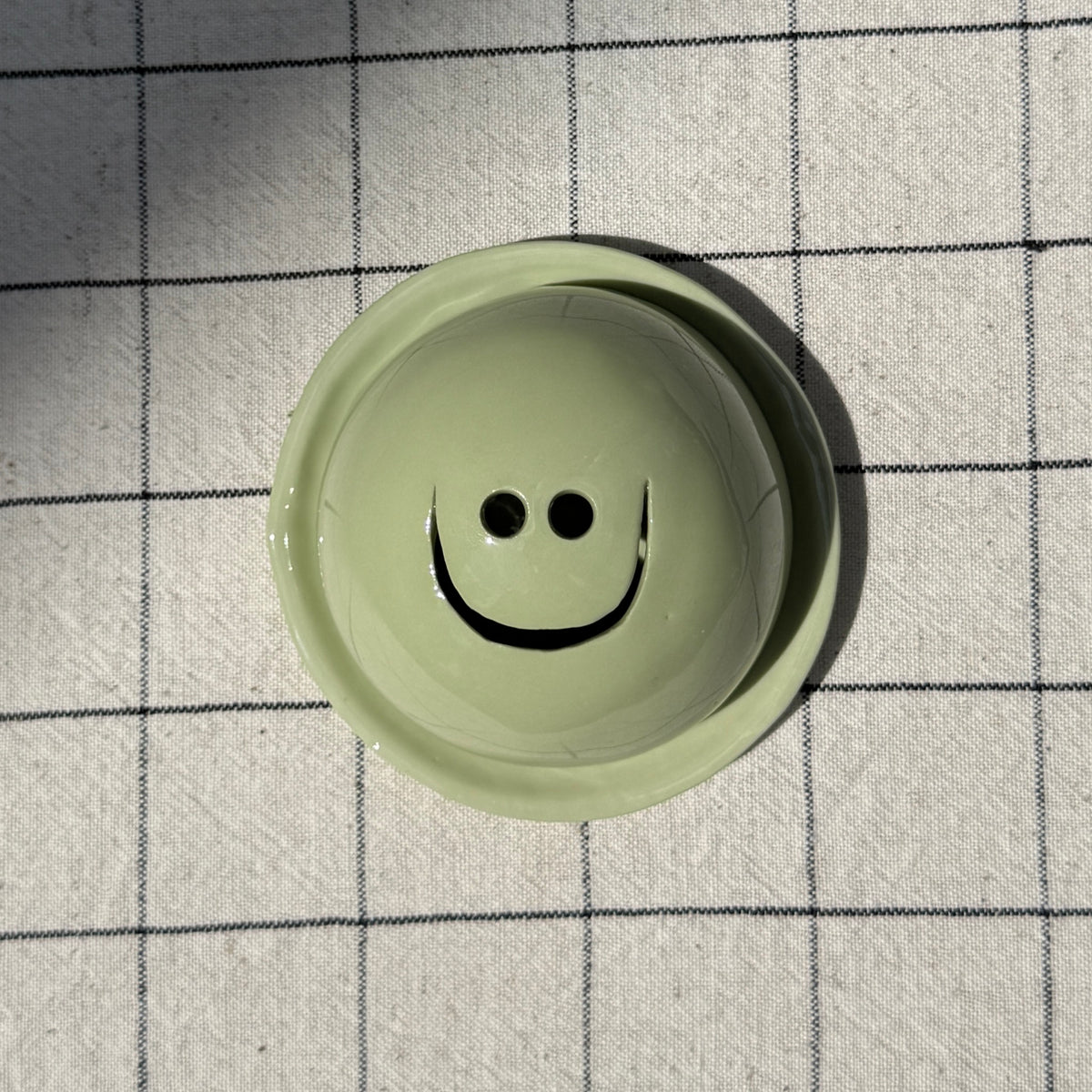 Porte-Encens Smiley Vert