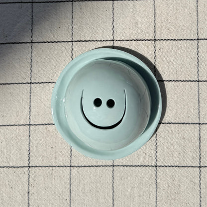 Porte-Encens Smiley Bleu