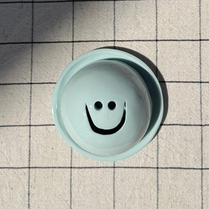 Porte-Encens Smiley Bleu