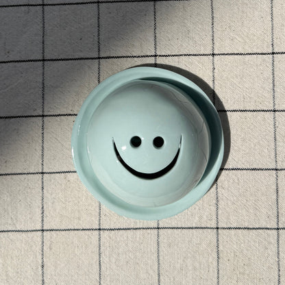 Porte-Encens Smiley Bleu