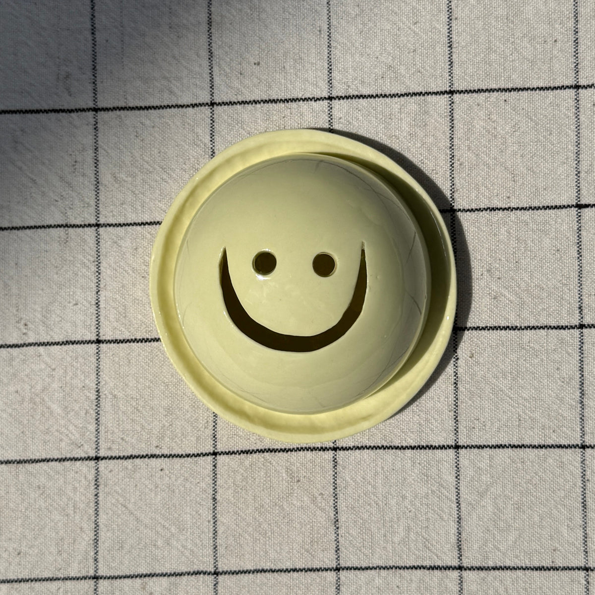 Porte-Encens Smiley Jaune