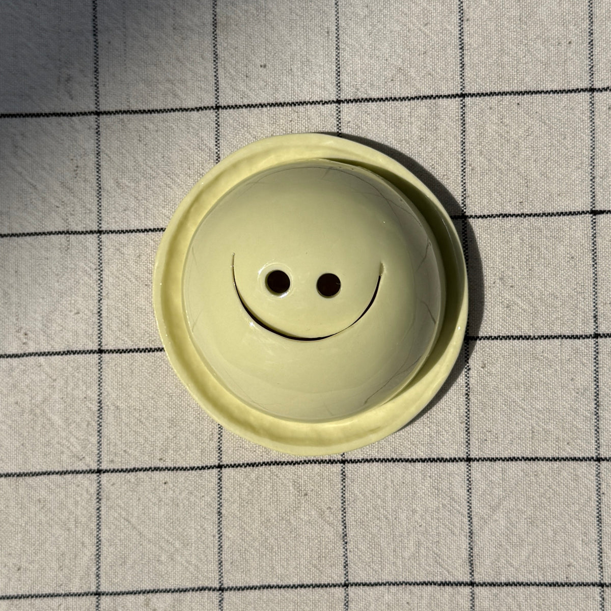 Porte-Encens Smiley Jaune