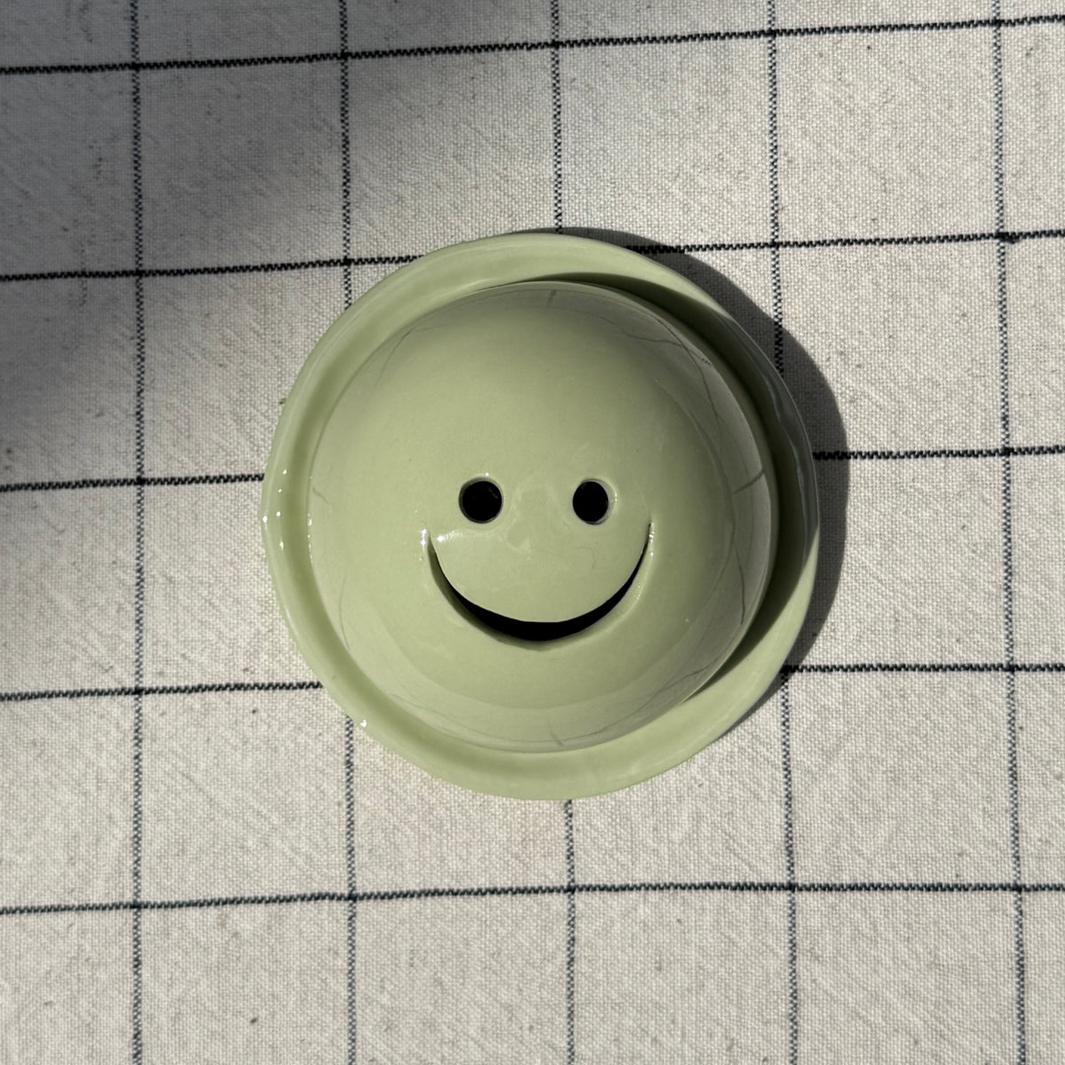 Porte-Encens Smiley Vert