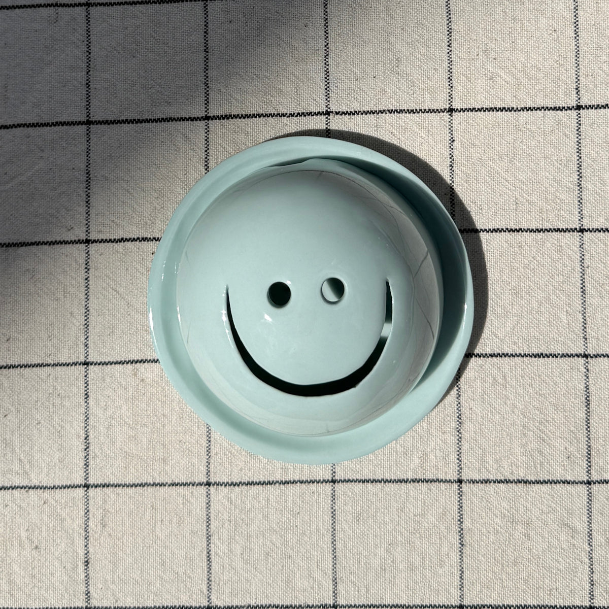 Porte-Encens Smiley Bleu