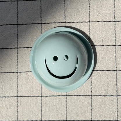 Porte-Encens Smiley Bleu